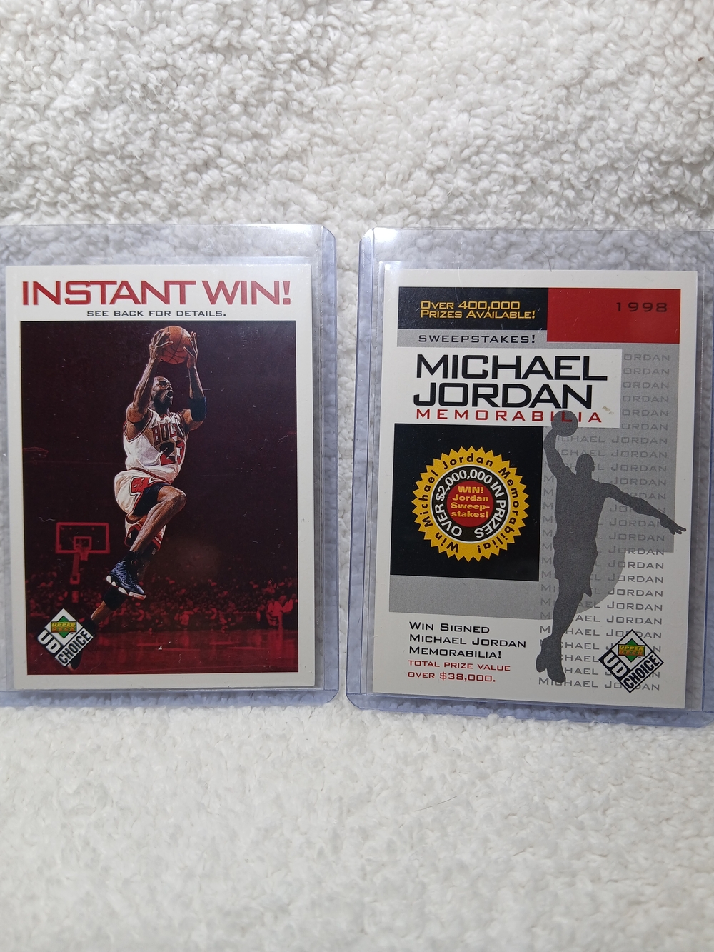 Michael Jordan Memorabilia Trading Card - # IW3, His Final Championship Era